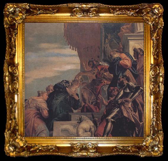 framed  Peter Paul Rubens Estber before Abasuerus (mk01), ta009-2